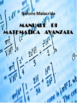 cover image of Manuale di matematica avanzata
